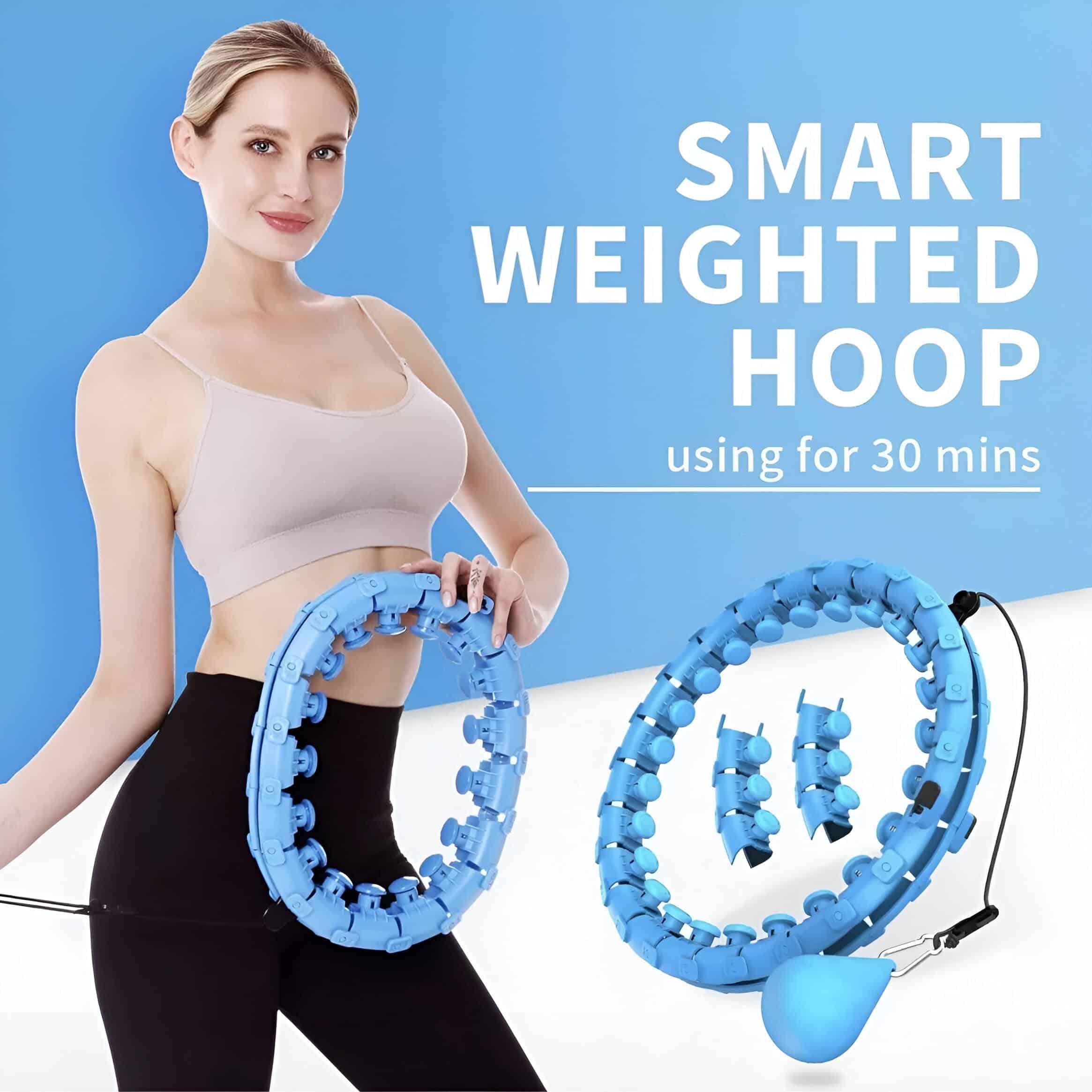Exercise infrared weight loss smart weighted hoop for effective 30-minute workout at Monalisa Store.
