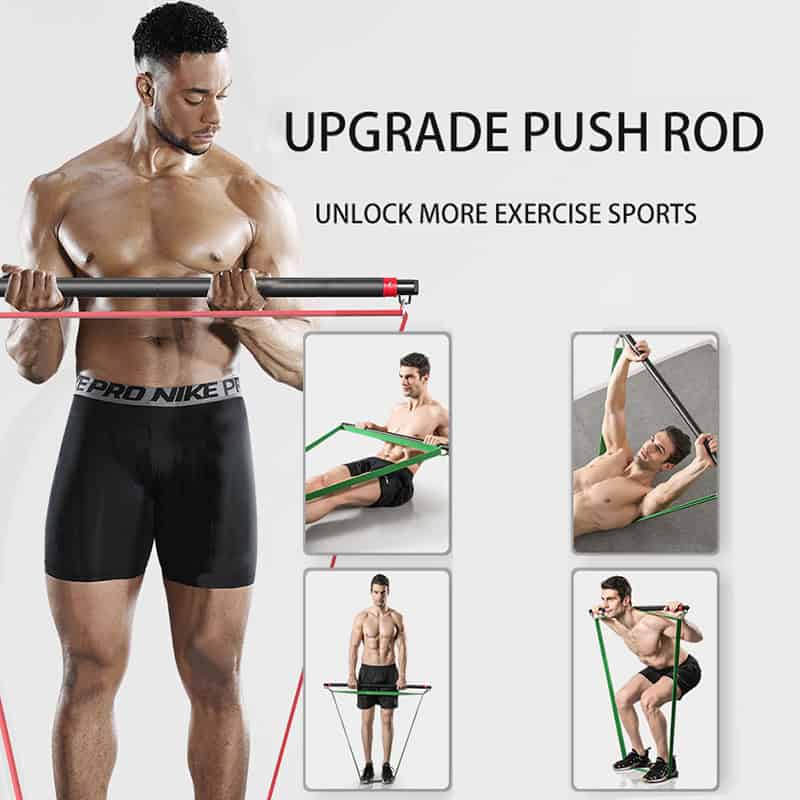 Push-up bars, fitness equipment, exercise push rod, workout gear, strength training tools.