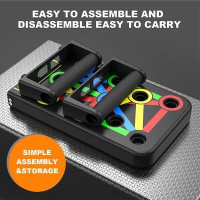 Colorful portable fitness roller for strength training, easy to assemble and disassemble, perfect for home gym workouts. Compact design offers convenient storage and portability.