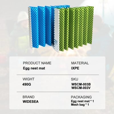 Colorful egg nest mats in blue, white, and green made from high-quality IXPE material, ideal for poultry farming. Lightweight and durable, perfect for providing a comfortable laying environment.