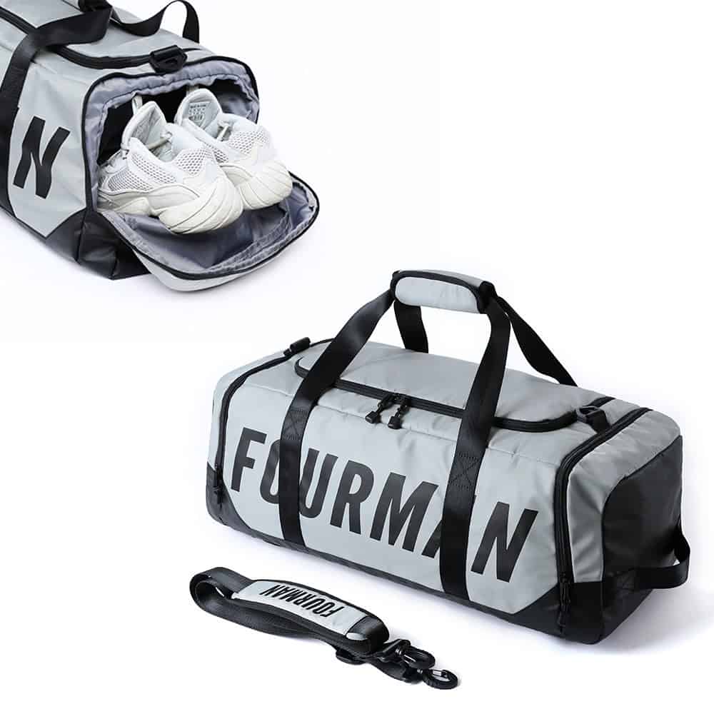 Gym bag for travel and fitness, Monalisa Store sports duffle with durable material and premium design, perfect for gym, sports, and exercise gear. Comes with a convenient shoulder strap and spacious interior.