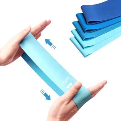 Light therapy eye mask demonstrating adjustable straps and different shades of blue for eye health and relaxation at Monalisa Store.