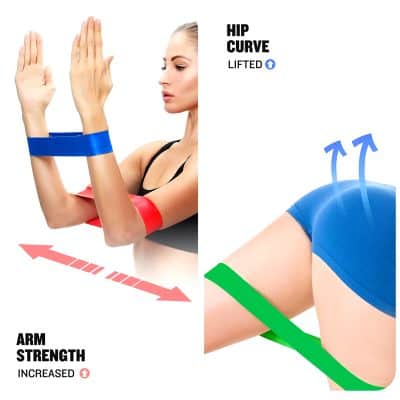 Enhanced arm strength and hip curve lifting results with targeted exercises, promoting muscle toning and body contours through effective fitness techniques at Monalisa Store.