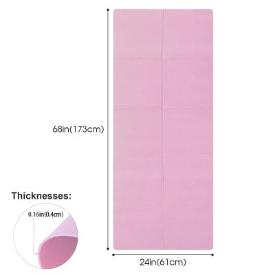 Breathable pink waterproof mattress cover with elastic skirt, 68x24 inches, for bed protection, hygiene, and waterproof sleep surface, suitable for all sleep needs.