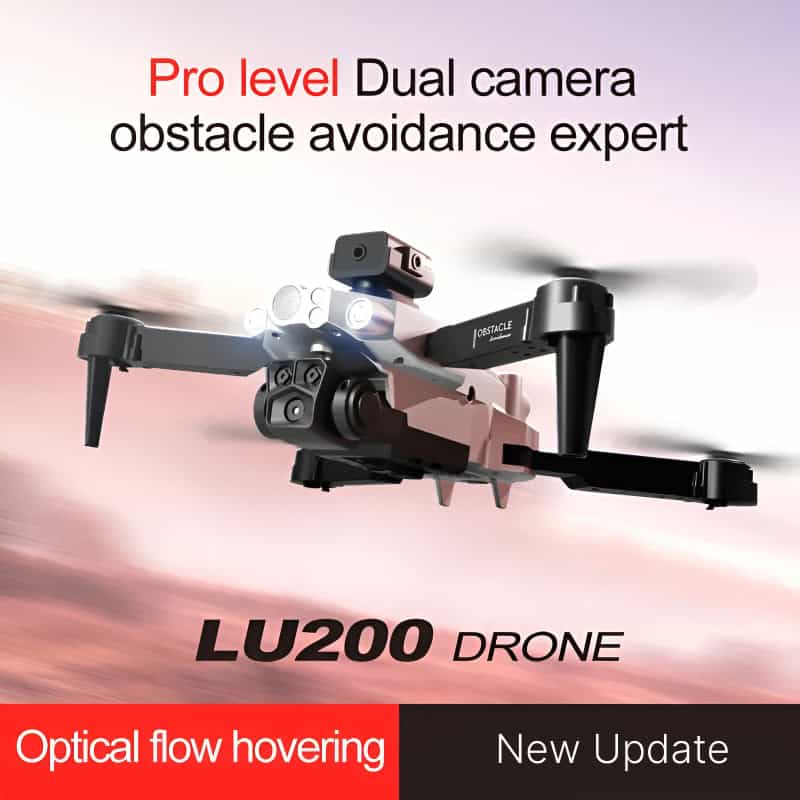 Pro level dual camera drone with obstacle avoidance, optical flow hovering, and advanced features, ideal for aerial photography and videography. Perfect for indoor and outdoor use.