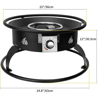 Compact portable mini barbecue grill with adjustable temperature control and heat circulation, perfect for outdoor cooking, camping, and picnics at Monalisa Medical Store.