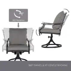 Comfortable ergonomic office chair with 360-degree swivel, adjustable tilt, and plush cushioning. Perfect for professional and home office setups seeking mobility and support.