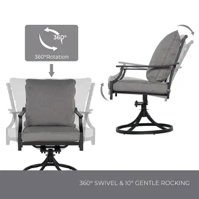 Comfortable ergonomic office chair with 360-degree swivel, adjustable tilt, and plush cushioning. Perfect for professional and home office setups seeking mobility and support.