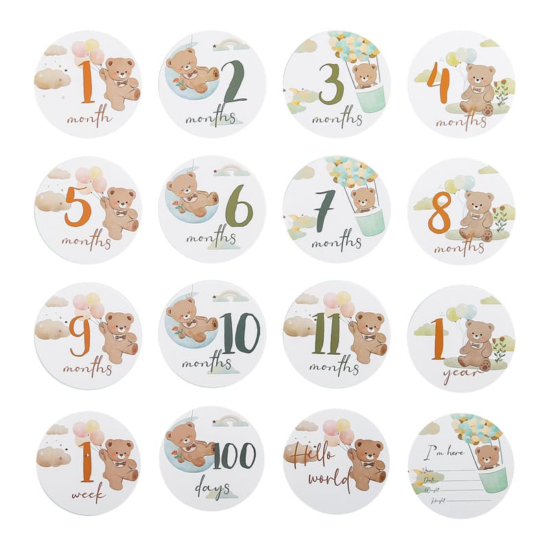16pcs-Bear