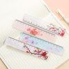 Clear acrylic floral design rulers for beauty and skincare, perfect for precise measurements, beauty consultations, and skincare styling at Monalisa Store.