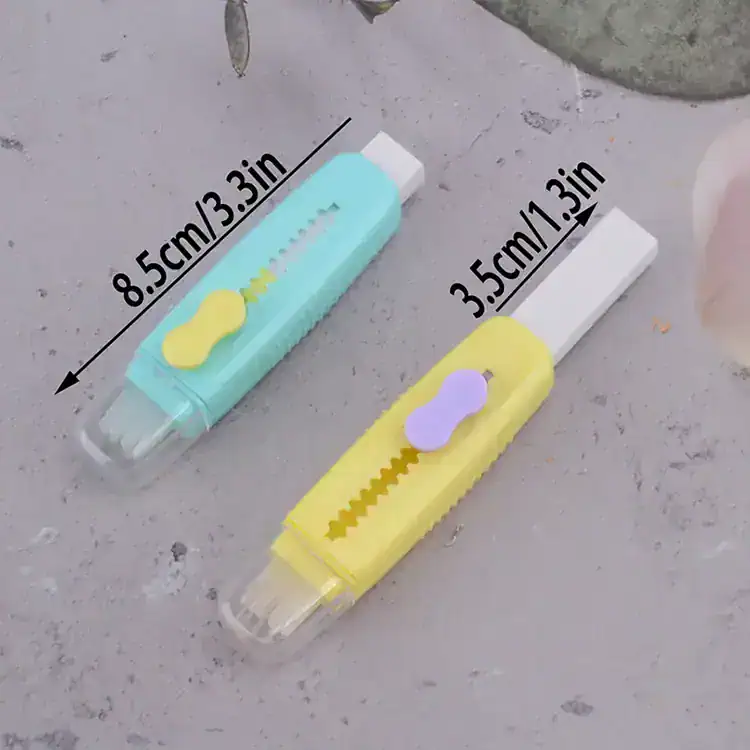 Colorful disposable razor blades with measurements, ideal for personal grooming and beauty care at Monalisa Store.