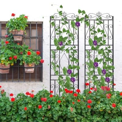 Alternative view of Elegant 2PCS Metal Garden Trellis