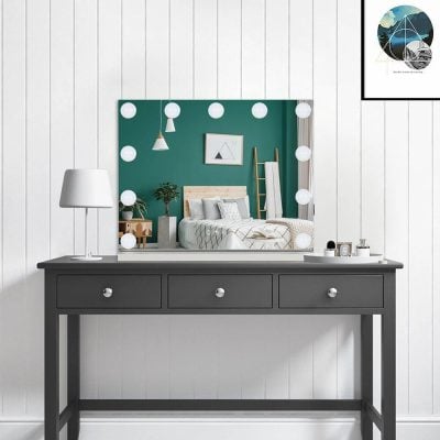 Alternative view of Hollywood LED Touch Screen Vanity Mirror with 13 Bulbs