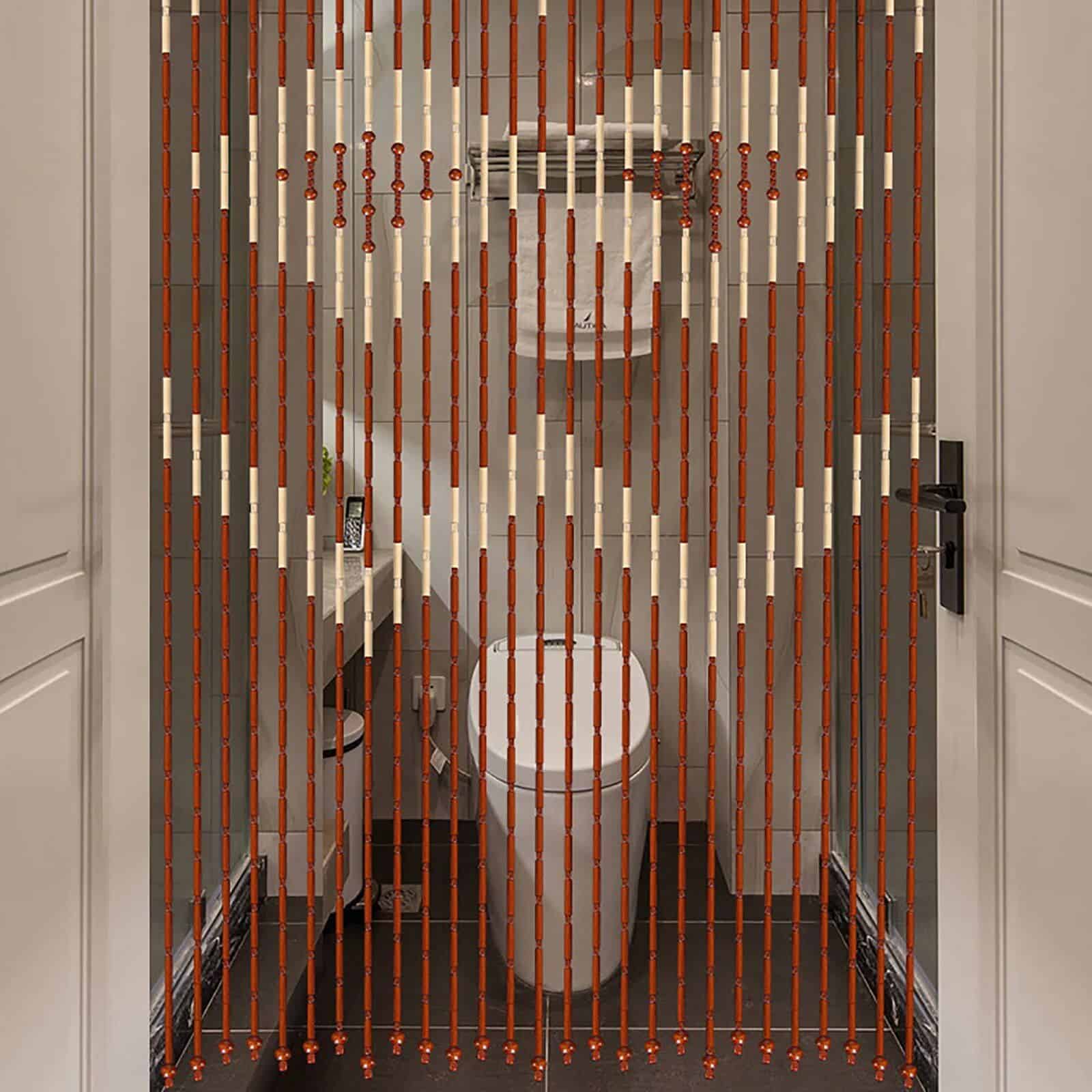 Eco-Friendly Bamboo & Wood Beaded Curtain for Doorways - Image 5