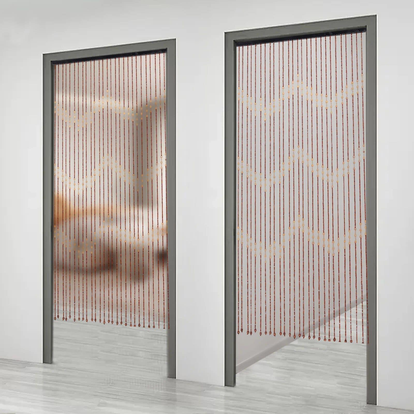 Eco-Friendly Bamboo & Wood Beaded Curtain for Doorways - Image 6