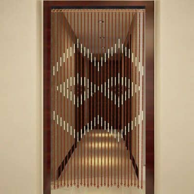 Eco-Friendly Bamboo & Wood Beaded Curtain for Doorways
