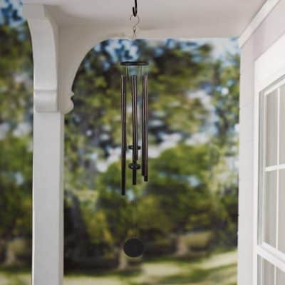 Elegant Bronze Pine Metal Wind Chime