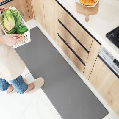 Alternative view of Gray Waterproof Anti-Fatigue Kitchen Mats