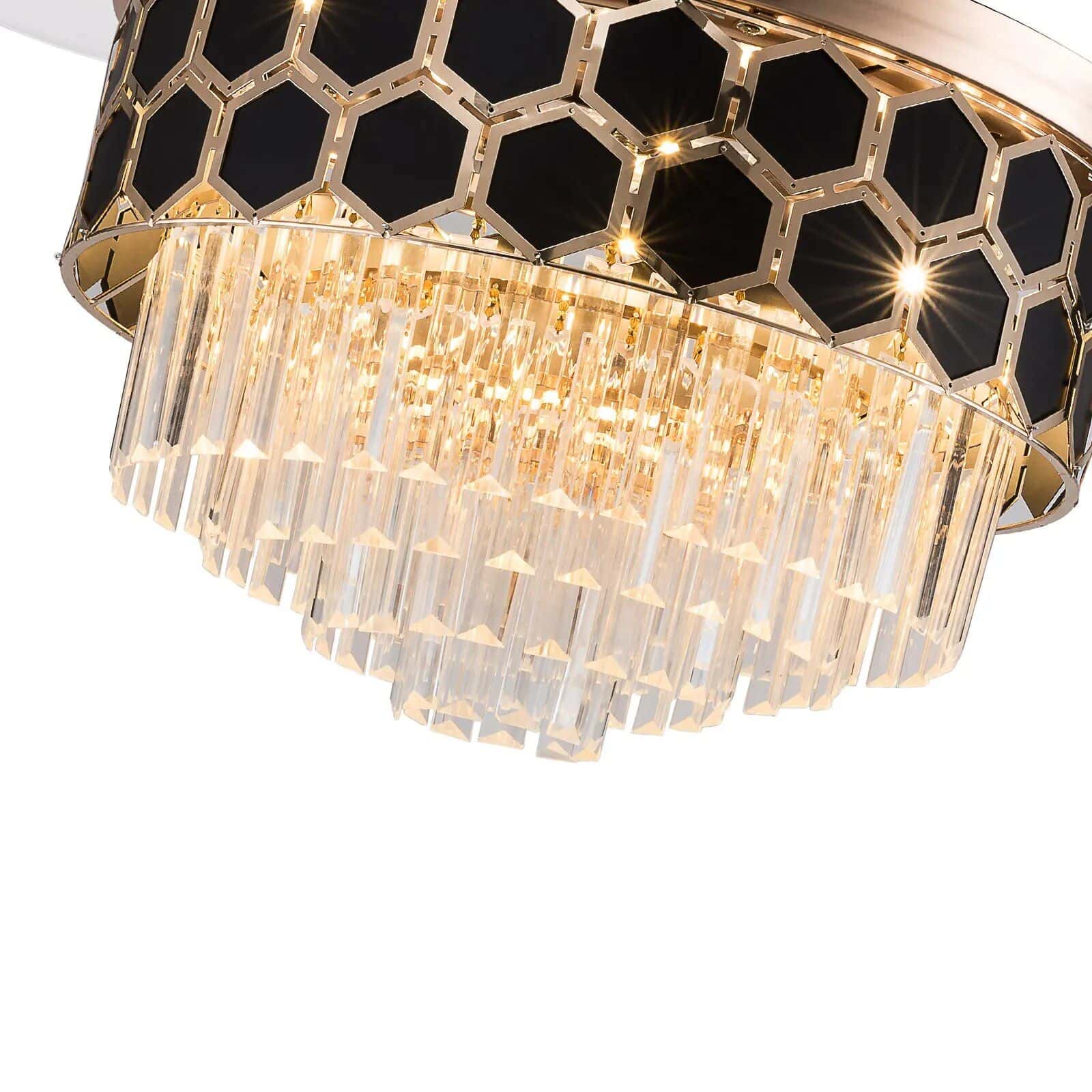 42" Crystal LED Ceiling Fan - Image 9