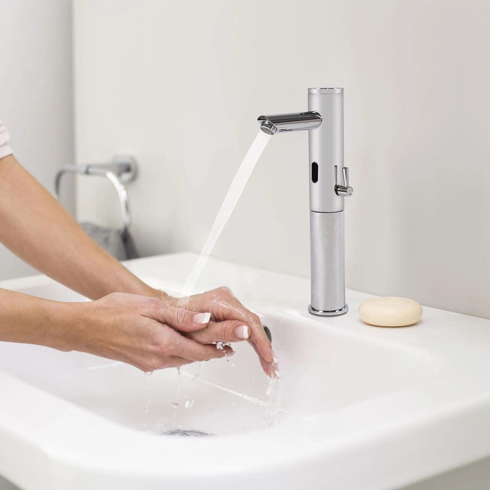 Chrome Touchless Sensor Bathroom Faucet - Image 3