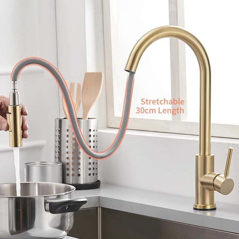 Gold Touch Sensor Kitchen Faucet - Image 3