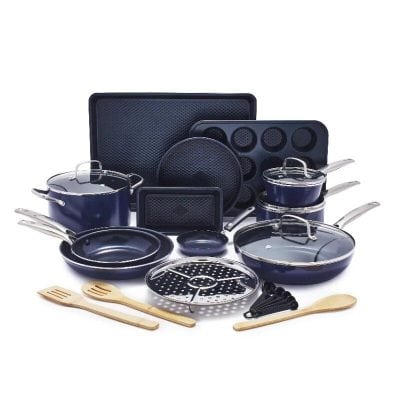 Alternative view of Blue Diamond 20pc Ceramic Nonstick Cookware and Bakeware Set