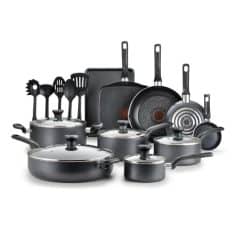 20-Piece Deluxe Nonstick Cookware Set