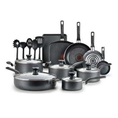 20-Piece Deluxe Nonstick Cookware Set