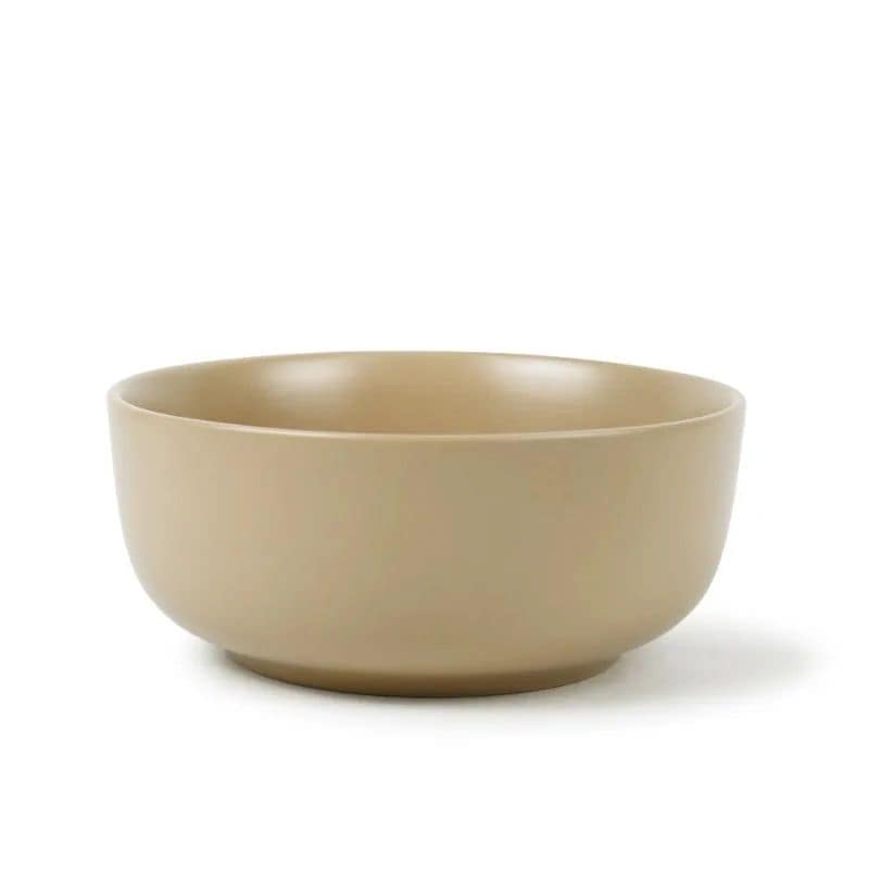 Brown Stoneware 12-Piece Dinnerware Set - Image 6