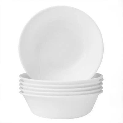 Alternative view of 6-Piece Winter Frost White Silicone Soup Bowls Set
