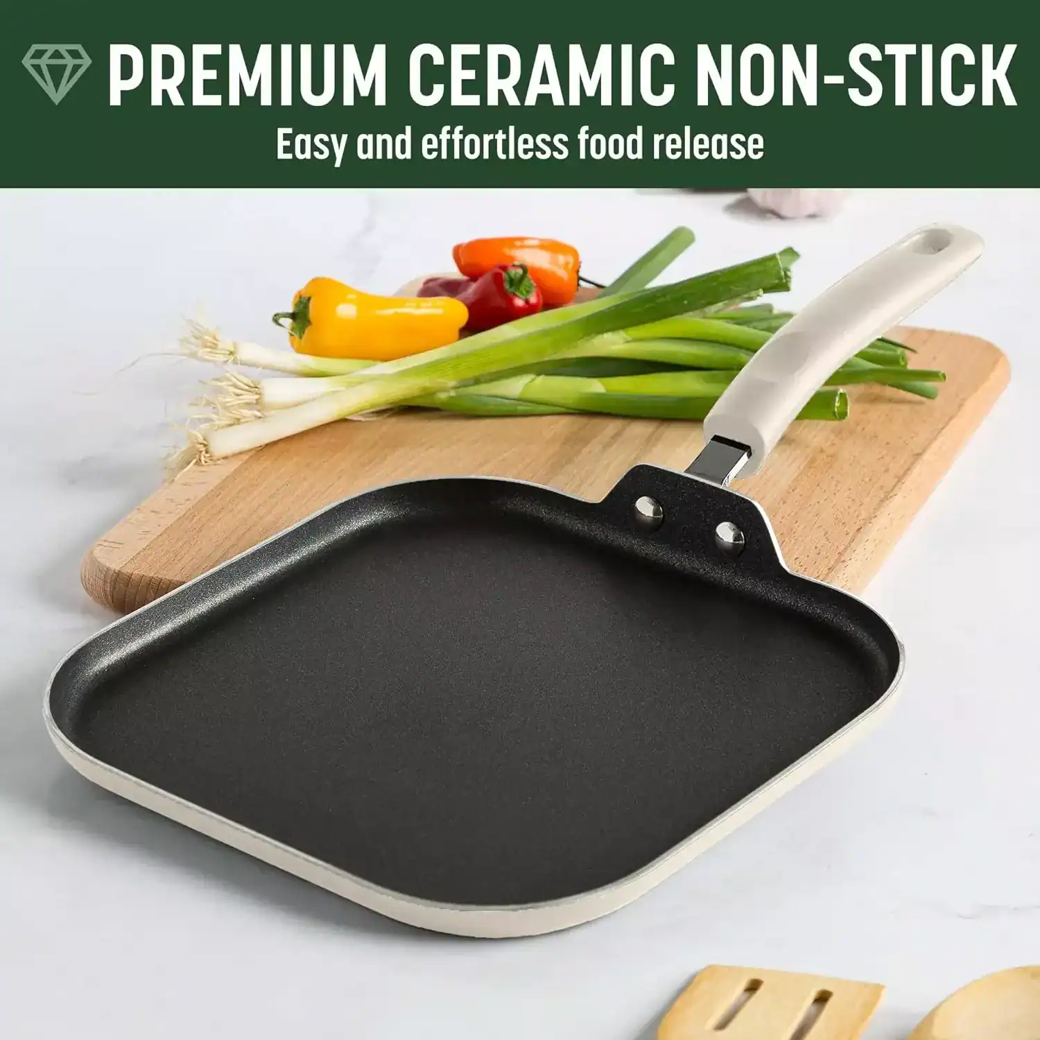 Premium Non-Stick, Diamond Reinforced Cookware Set - Image 6