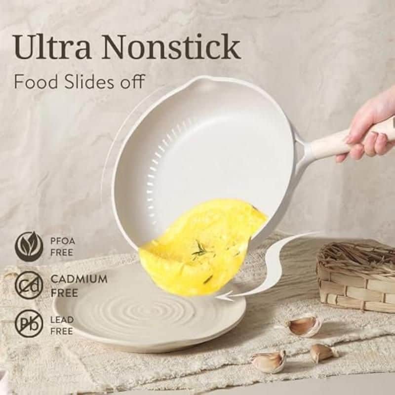 16-Piece Eco-Friendly Nonstick Cookware Set - Image 4