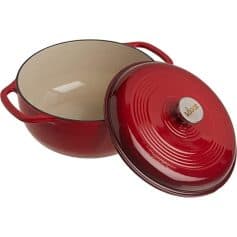 4.5 Quart Enameled Dutch Oven in Red