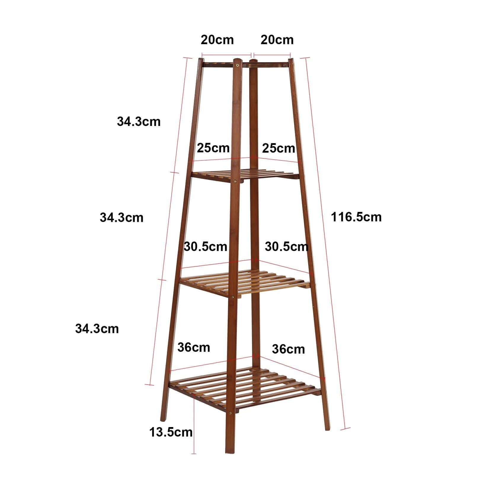 Tall Bamboo Plant Stand - Image 3