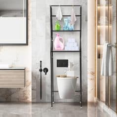 Alternative view of 3-Tier Metal Over-The-Toilet Storage Shelf
