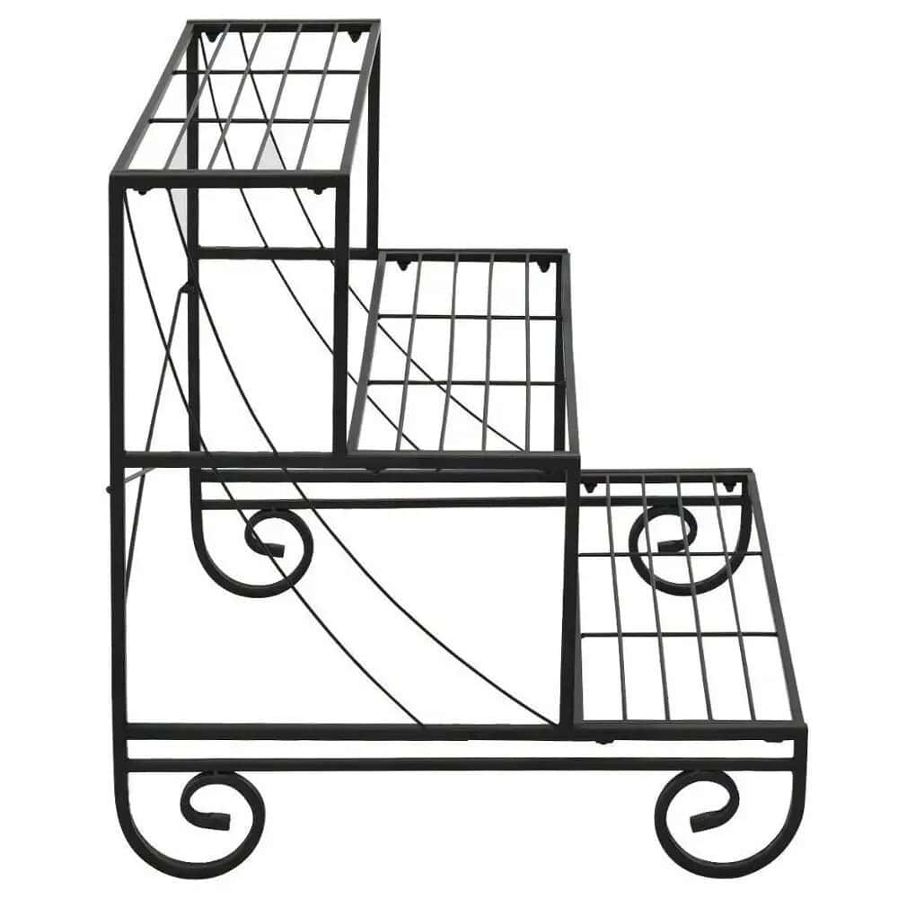 3 Tier Outdoor Metal Plant Stand - Image 4