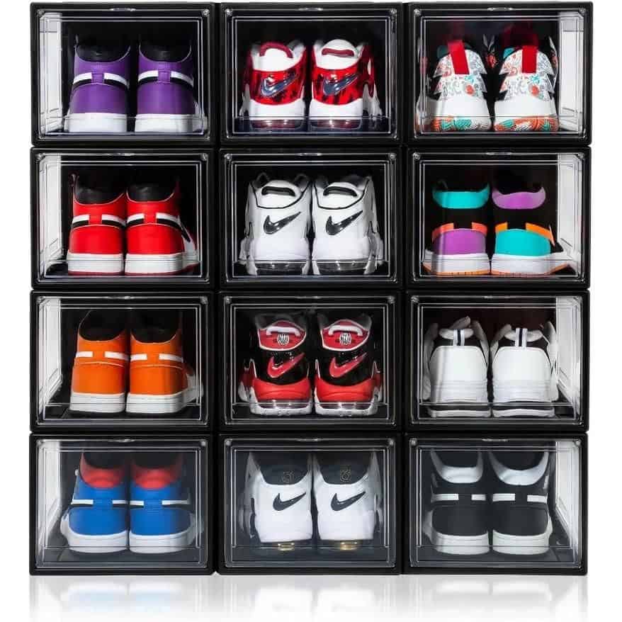 Clear Acrylic Stackable Shoe Boxes