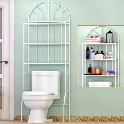 Alternative view of Modern 3-Tier Over Toilet Storage Rack