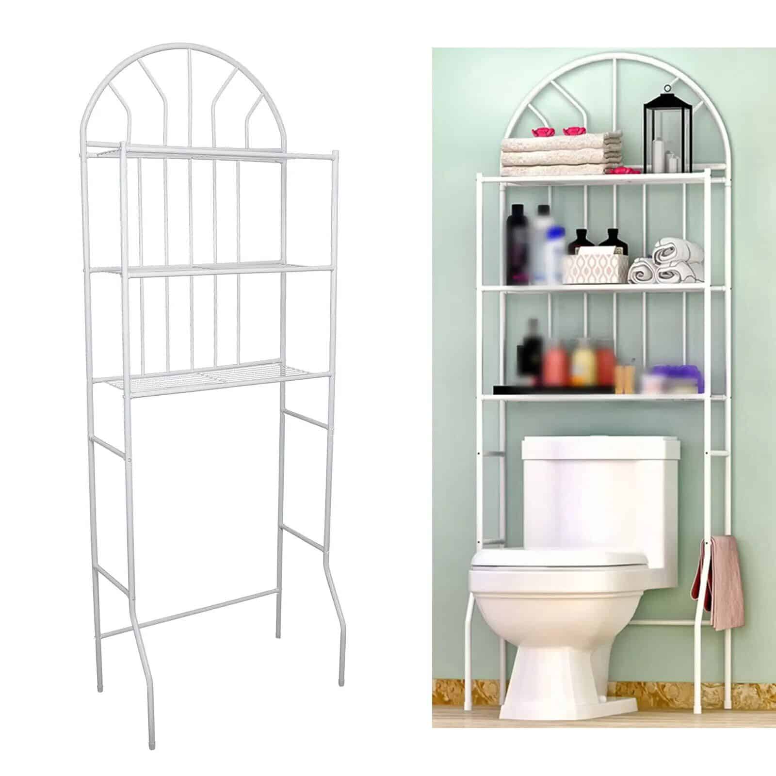 Modern 3-Tier Over Toilet Storage Rack - Image 3
