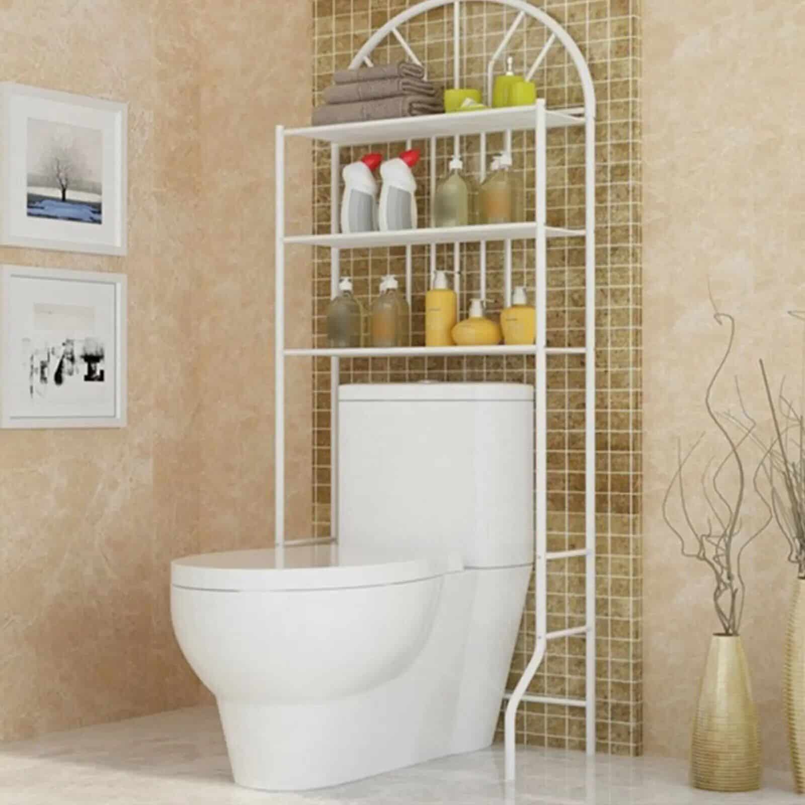 Modern 3-Tier Over Toilet Storage Rack - Image 4