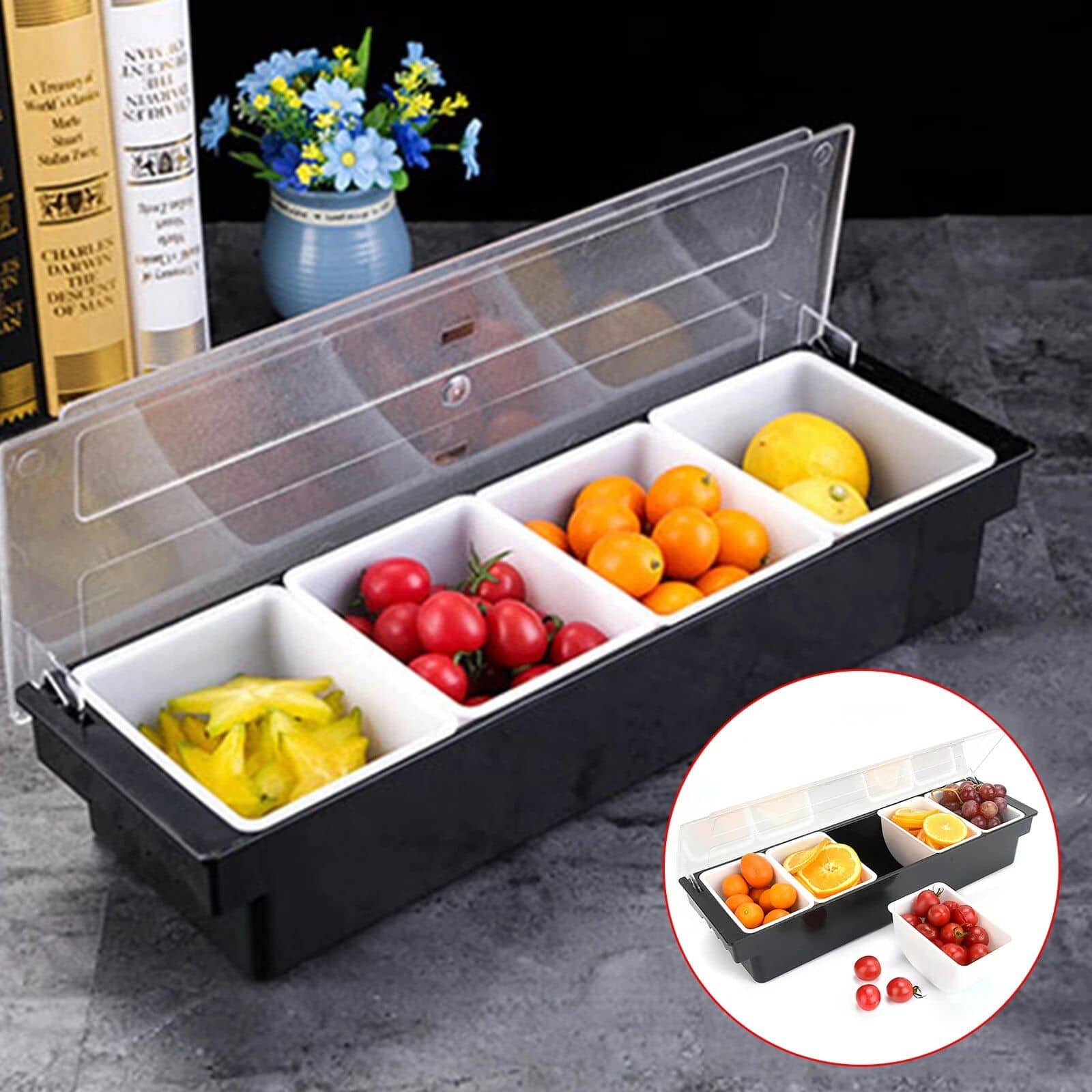 Multifunctional Fruit Box With Hinged Cover - Image 7