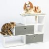 High-quality pet furniture with comfortable platforms for cats and dogs, designed for easy access and style. Perfect for pet lovers seeking functional and modern pet furniture.