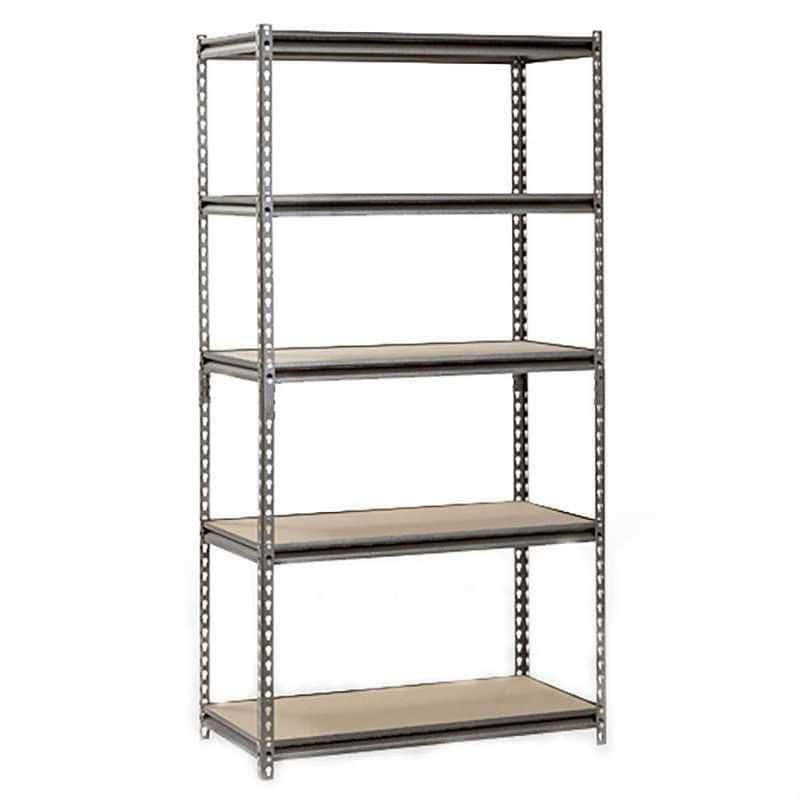Heavy-duty metal storage rack for opt and medical supplies. Durable, multi-tier design ideal for organizing opt clinics, medical labs, or retail spaces with adjustable shelves.