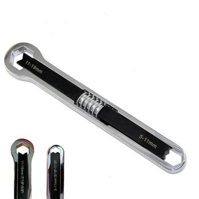 Optical measurement wrench for accurate eyeglass fitting and lens measurement. Ideal for opticians and eyewear specialists to ensure perfect fit and vision correction.