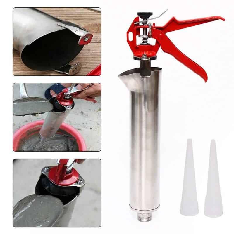 Efficient concrete sealant applicator for professional construction projects. Durable stainless steel tube and precise nozzle ensure seamless application and long-lasting results. Suitable for industrial use.
