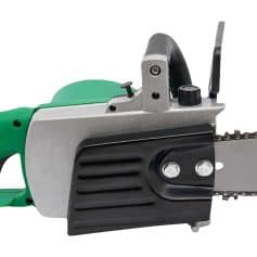 Versatile electric chainsaw ideal for woodworking and yard cleanup, featuring lightweight design, safety features, and durable blade for efficient pruning and tree trimming.