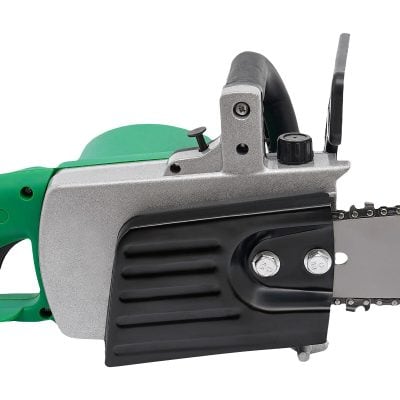 Versatile electric chainsaw ideal for woodworking and yard cleanup, featuring lightweight design, safety features, and durable blade for efficient pruning and tree trimming.