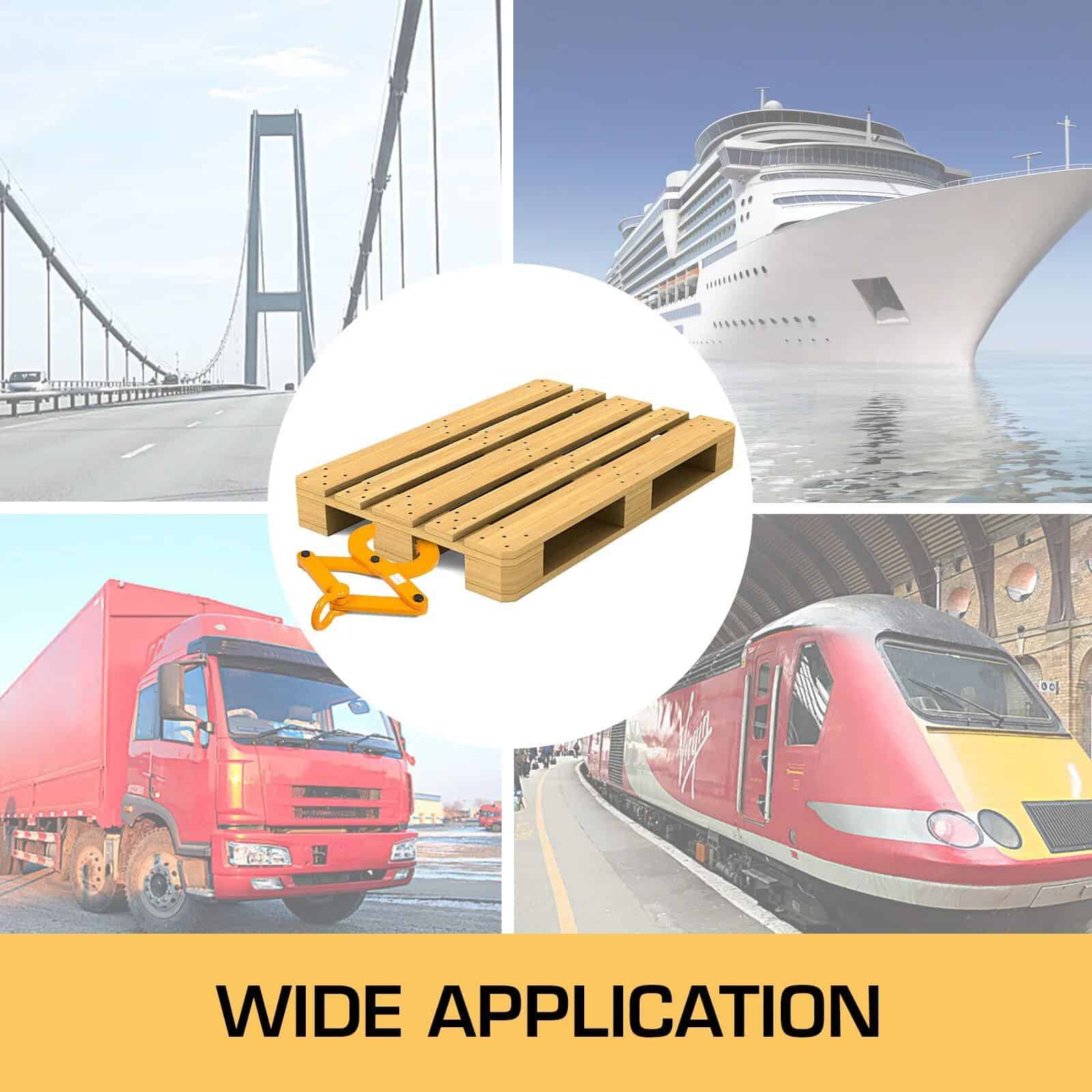 2. Wooden pallets used for shipping and storage, ideal for logistics, transportation, and warehousing needs. Durable and versatile for various industries.