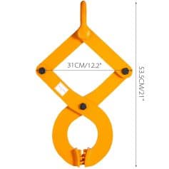 High-quality orange eyewear repair tool with precise measurements for safe lens adjustments. Compact and ergonomic design ideal for optical stores and professionals.