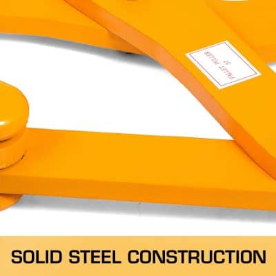 Durable orange metal optical lens frame holder, designed for safe and sturdy storage of eyeglasses or sunglasses, ideal for opticians and eyewear retailers.